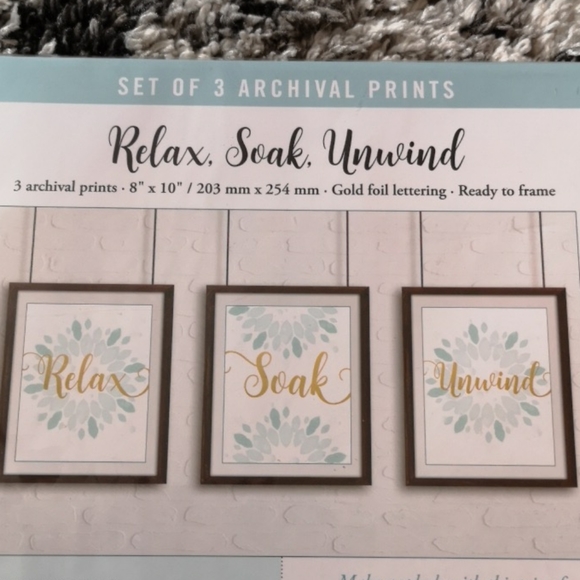 New in package Set of 3 Ready-to-Frame Prints - Picture 3 of 5